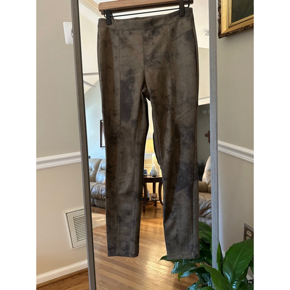 Women's Tahari Pants Size S Brown Faux Leather - Picture 5 of 8